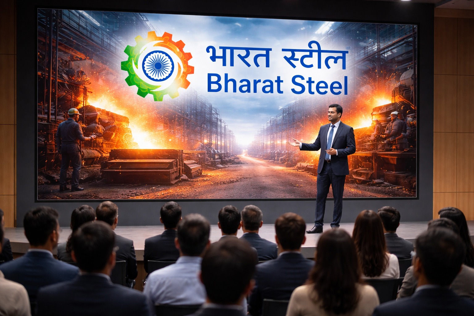 Bharat Steel Illustration